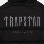 Trapstar Decoded Quilted Jacket With Hood Black - Image 4