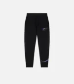 Trapstar Chenille Decoded Tracksuit in Black, coordinated set with raised chenille detail