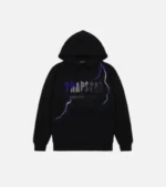 Trapstar Chenille Decoded Tracksuit in Black, matching set with chenille patch