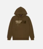 Trapstar Tracksuit Australia – Brown Chenille Decoded Tracksuit with textured patch detail