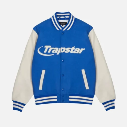 Trapstar Jacket Australia – Chenille Hyperdrive Unisex Jacket with raised chenille detailing