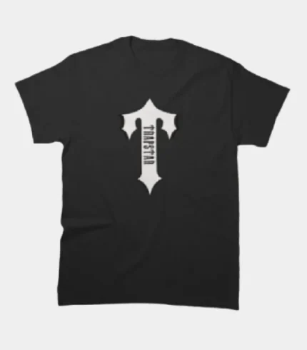 Trapstar T-shirt Australia – Classic T-Shirt in Black/White with signature branding
