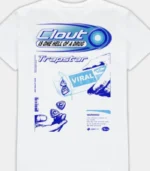 Trapstar T-shirt Australia – Clout T-Shirt in White, signature graphic tee
