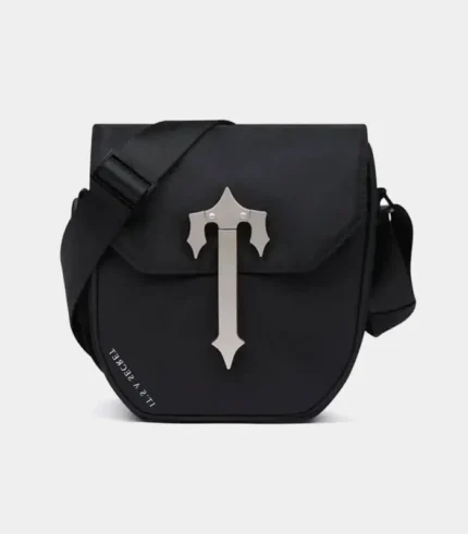 Trapstar Bag Australia – Crossbody Bag in Black with signature branding