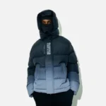 Trapstar Jacket Australia – Decoded 2.0 Hooded Puffer Jacket in Black, insulated hood