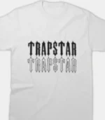 Trapstar T-shirt Australia – White/Black Essential T-Shirt with signature branding