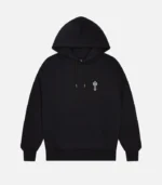 Trapstar Foundation Hoodie in Black, relaxed fit streetwear hoodie