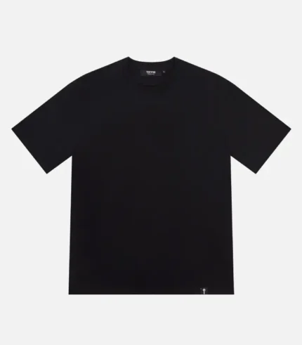 Trapstar T-shirt Australia – Foundation T-Shirt in Black with signature branding