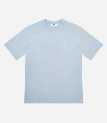 Trapstar T-shirt Australia – Foundation T-Shirt in Light Blue with signature branding