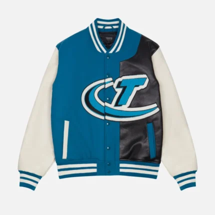 Trapstar Jacket Australia – Hyperdrive Chenille Uni Jacket with raised chenille detailing
