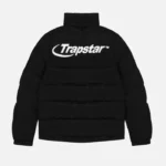 Trapstar Jacket Australia – Hyperdrive Stepp Jacket in Black with distinct detailing
