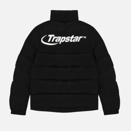 Trapstar Jacket Australia – Hyperdrive Stepp Jacket in Black with distinct detailing