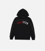 Trapstar Tracksuit Australia – Black Irongate Arch Chenille Tracksuit with raised detail