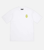 Trapstar T-shirt Australia – Irongate Insignia T-Shirt in White/Yellow with signature graphic