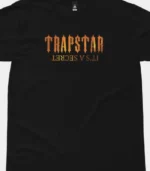Trapstar T-shirt Australia – Black It's A Secret Fire T-Shirt, graphic detail