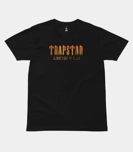 Trapstar T-shirt Australia – It's A Secret Fire T-Shirt in White with signature graphic