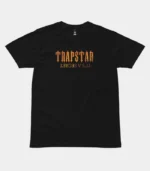 Trapstar T-shirt Australia – It's A Secret Fire T-Shirt in Black with signature graphic