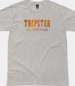 Trapstar T-shirt Australia – Gray It's A Secret Fire T-Shirt, graphic detail