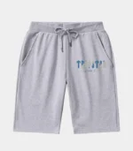 Trapstar Shorts Australia – It's A Secret Shorts in Gray with signature branding