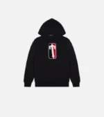 Trapstar Tracksuit Australia – Black League Chenille Tracksuit with textured graphic