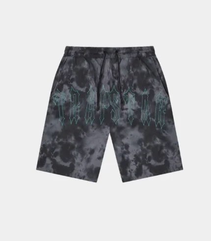Trapstar Shorts Australia – Pigment Irongate Short in Black with washed finish