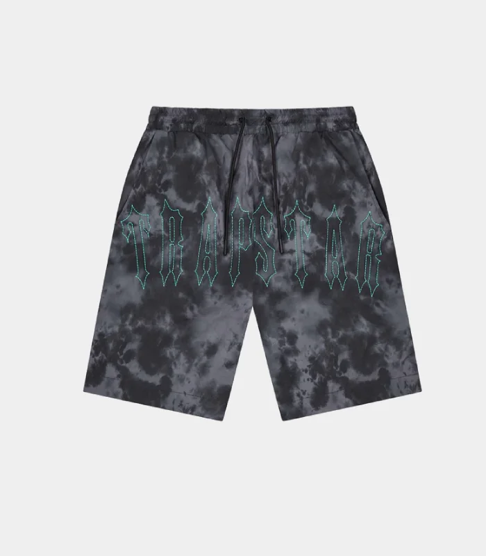 Trapstar-Pigment-Irongate-Short-Black Trapstar Shorts Australia – Pigment Irongate Short in Black with washed finish