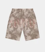 Trapstar Shorts Australia – Pigment Irongate Short in Brown with washed finish