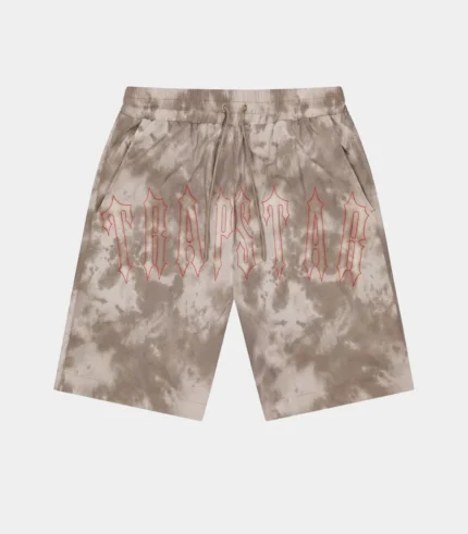Trapstar Shorts Australia – Pigment Irongate Short in Brown with washed finish