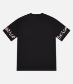 Trapstar T-shirt Australia – Black/Pink Script T-Shirt, two-tone design
