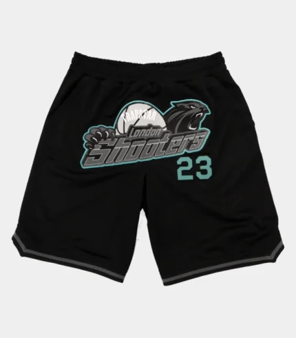 Trapstar Shooters SS23 Basketball Shorts Black/Navy – buy authentic Trapstar shorts Australia online