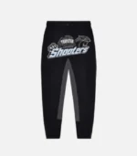 Trapstar Tracksuit Australia – Black/Blue Shooters Tracksuit, two-tone coordinated set