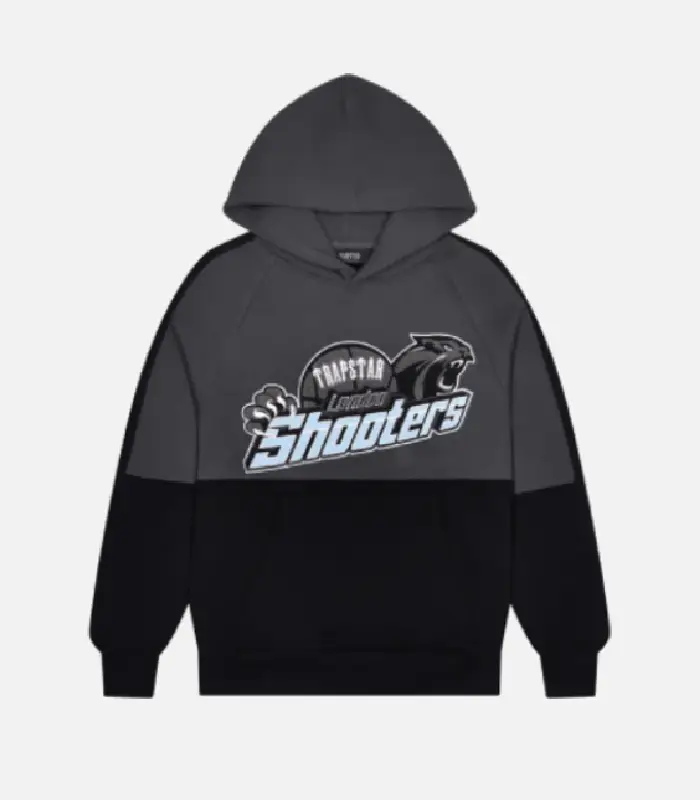Trapstar-Shooters-Tracksuit-BlackBlue Trapstar Tracksuit Australia – Shooters Tracksuit in Black/Blue, coordinated streetwear set