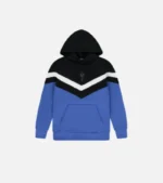 Trapstar Tracksuit Australia – Blue V-Stripe Tracksuit, signature stripe detail