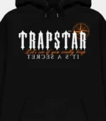 Trapstar X Central C Hoodie in Black, relaxed fit with collaborative branding